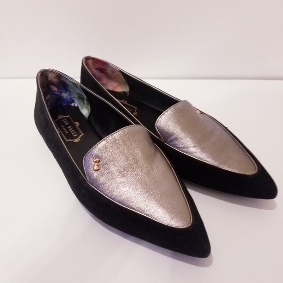 Ted Baker London Shoes - Ted Baker Slip On Loafer Black Shoes Size 7.5/8